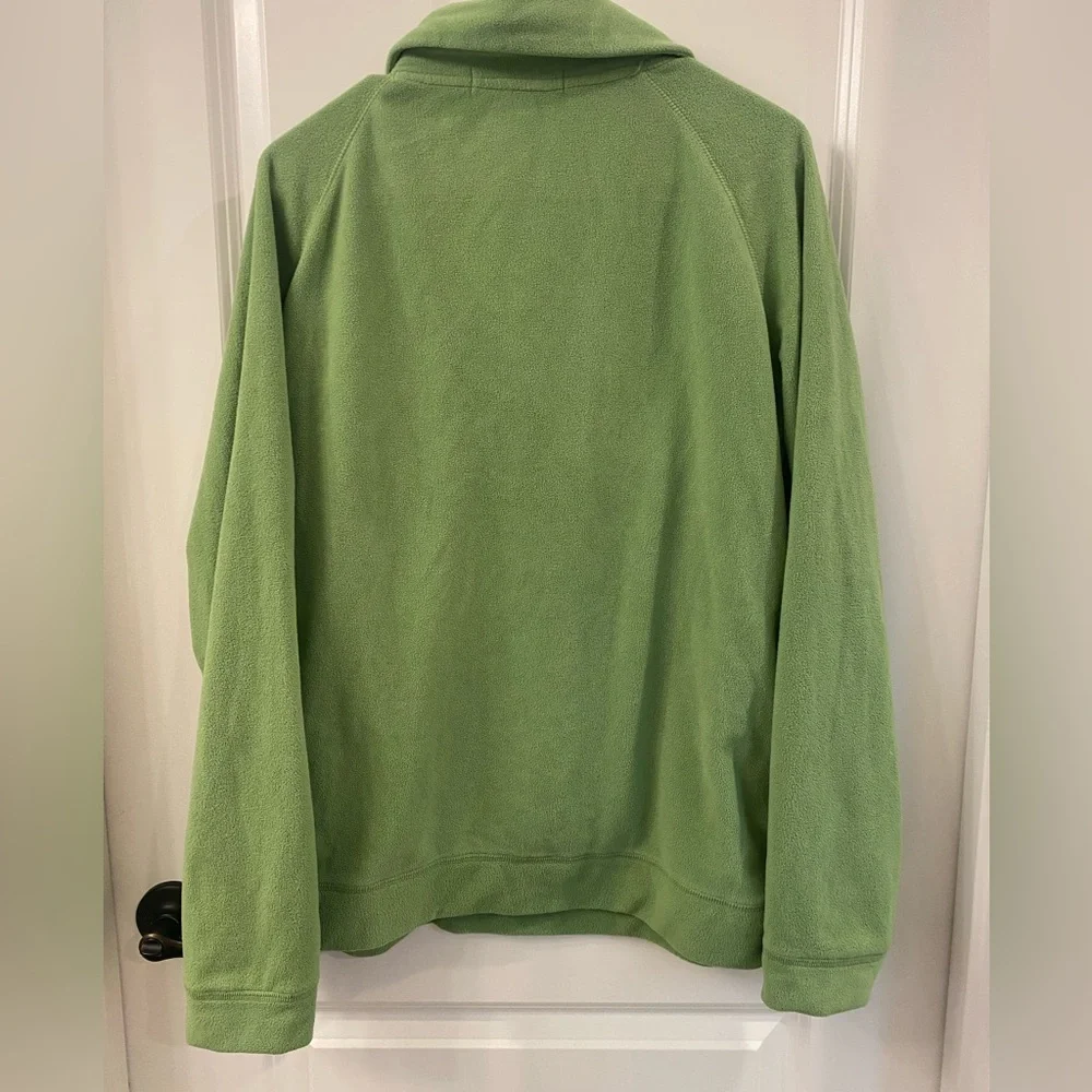 Vintage Adrienne Vittadini Green Fleece Pullover XL - Picture 3 of 4